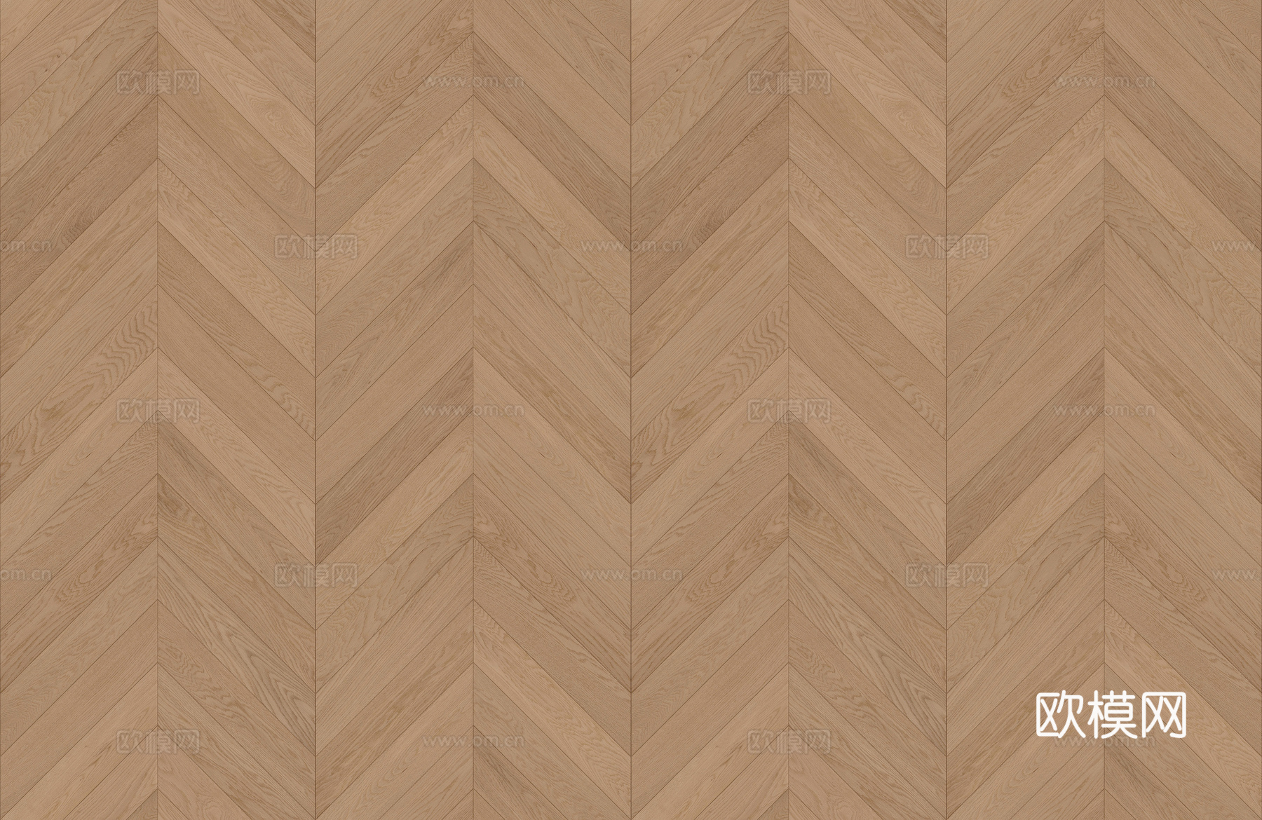 无缝原木色鱼骨拼木地板