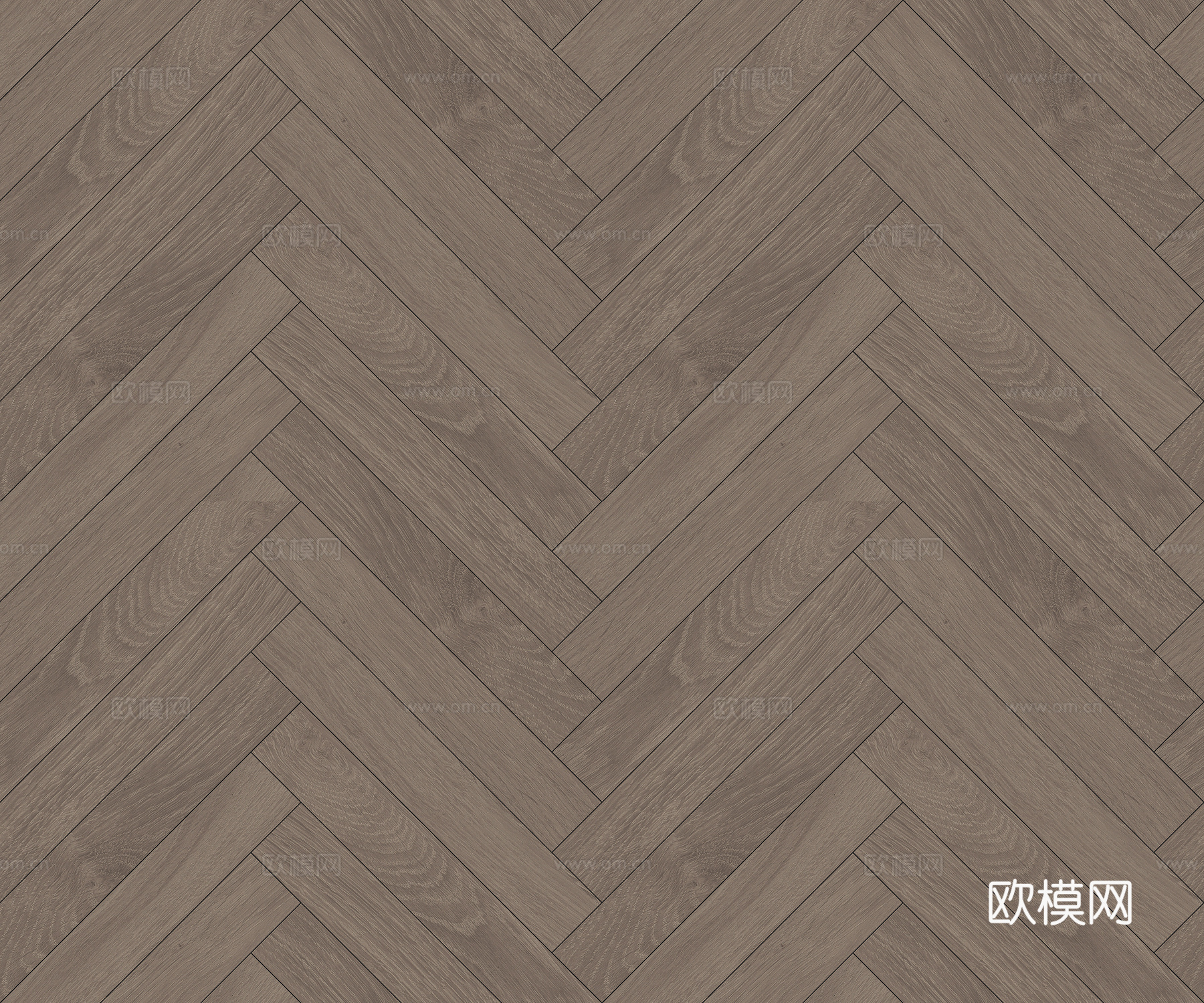 无缝灰咖色人字拼木地板