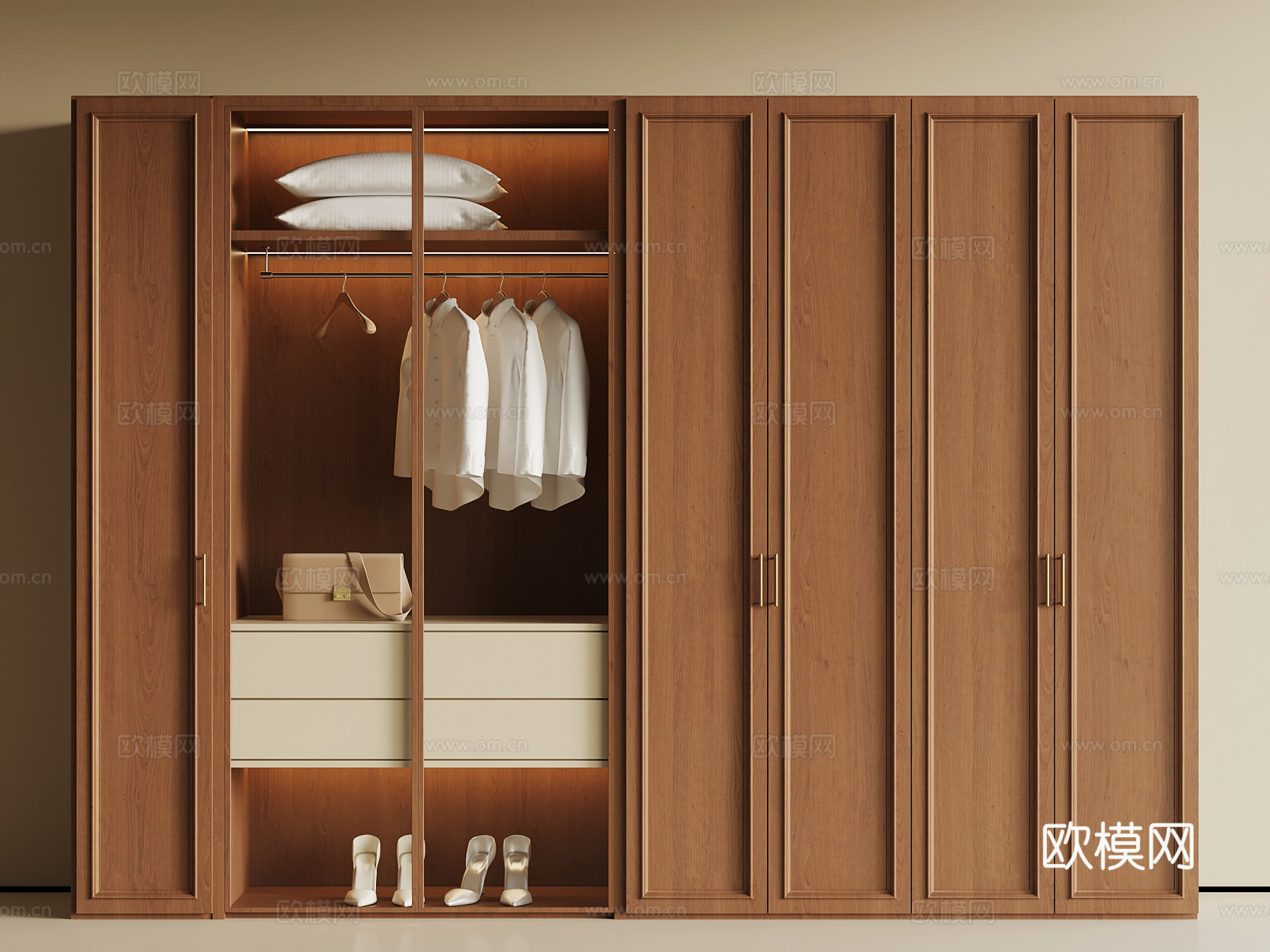 中古衣柜su模型