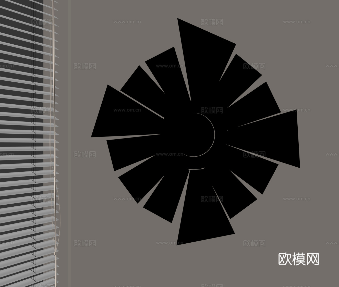 现代镜子 异形镜子su模型
