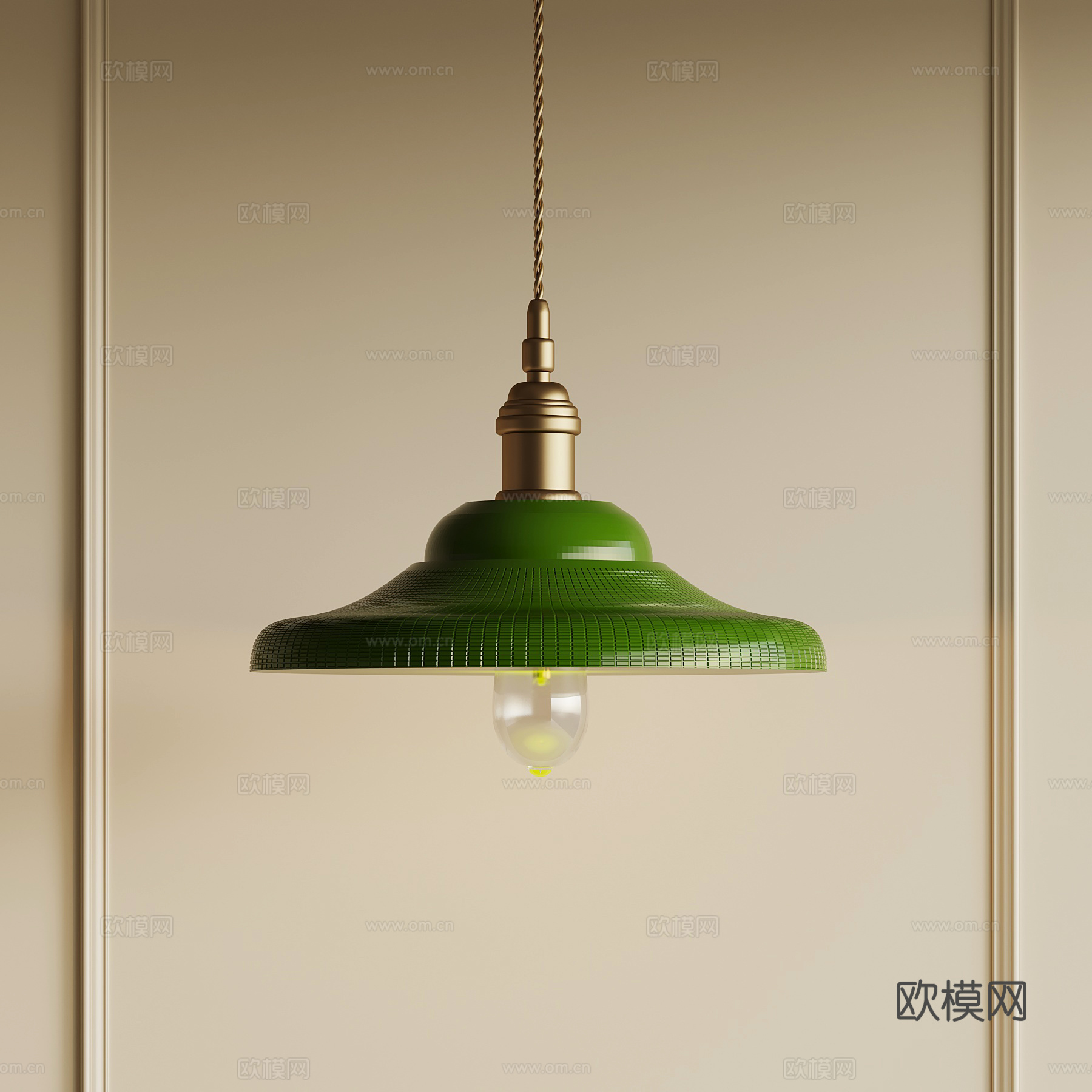 法式复古吊灯 小吊灯su模型