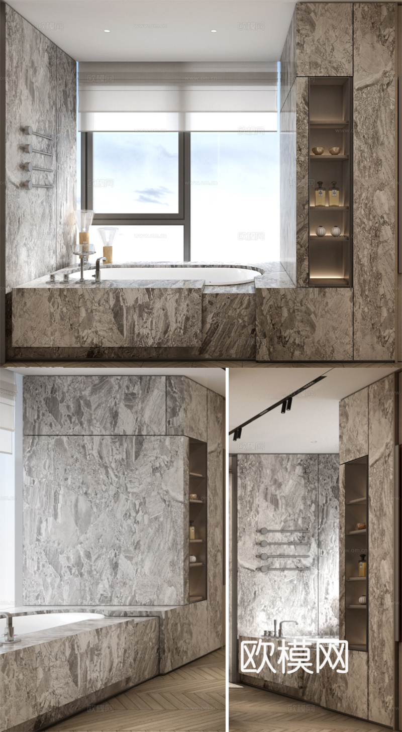 石材墙面 卫浴立面图  卫浴节点图 墙面节点图cad施工图