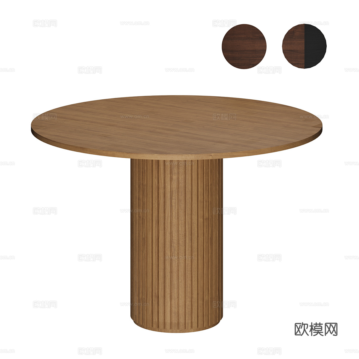 北欧简约餐桌 餐桌 简约餐桌 木质餐桌3d模型下载