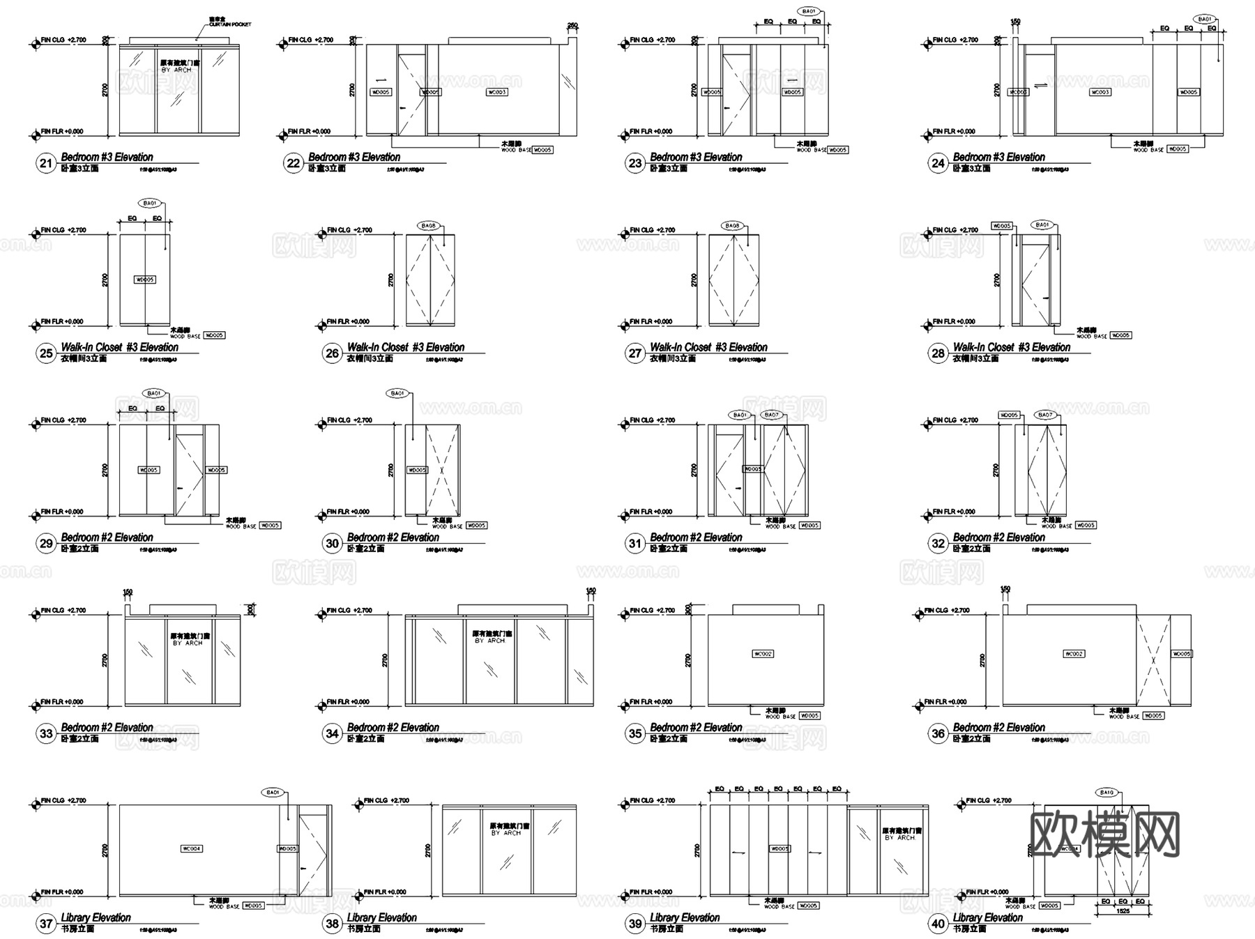 广州珠江新城N5-1地块样板间室内家装CAD施工图整套cad施工图