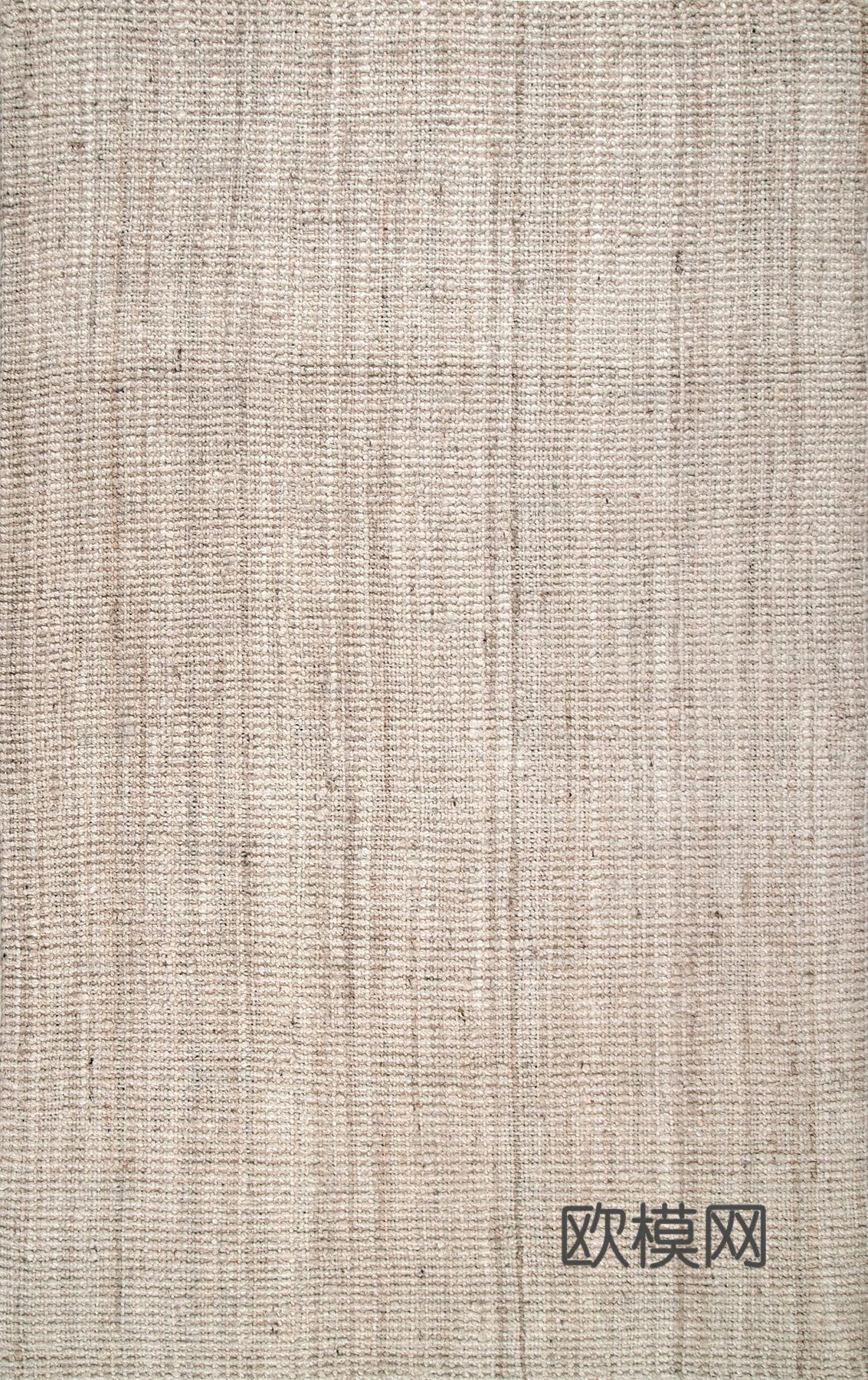 手工编织黄麻罗纹纯色 条纹地毯 麻布地毯 亚麻地毯 毛麻地毯