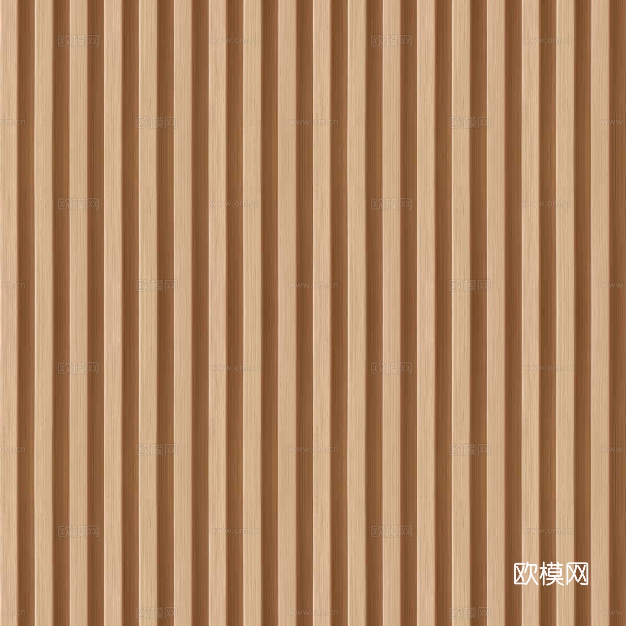 无缝原木奶油风木格栅 长城板贴图