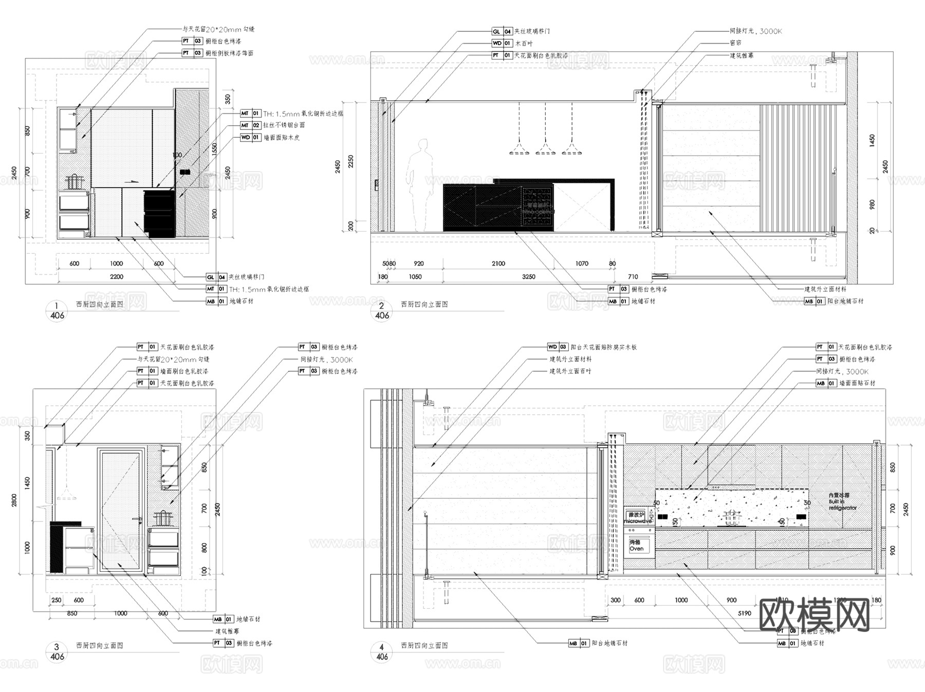 三亚海棠湾四季酒店公寓标准层房型CAD施工图整套cad施工图