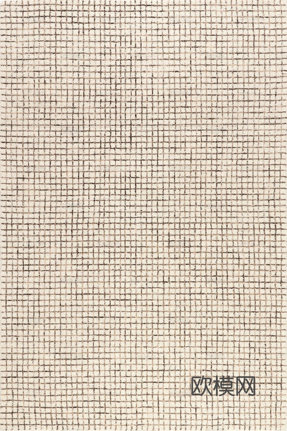 梅尔罗斯格子地毯 格子地毯 现代简约 肌理地毯 绒布地毯