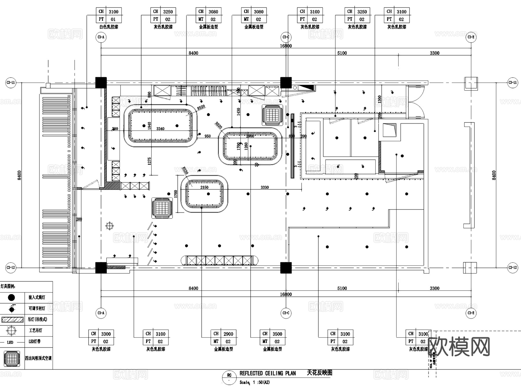 旗袍小镇吴匠服装店室内工装CAD施工图整套+SU模型cad施工图