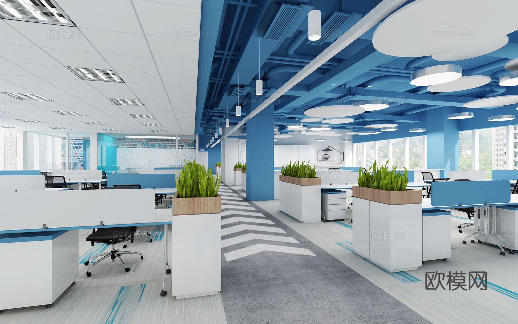 最新全套办公楼施工图合集cad施工图