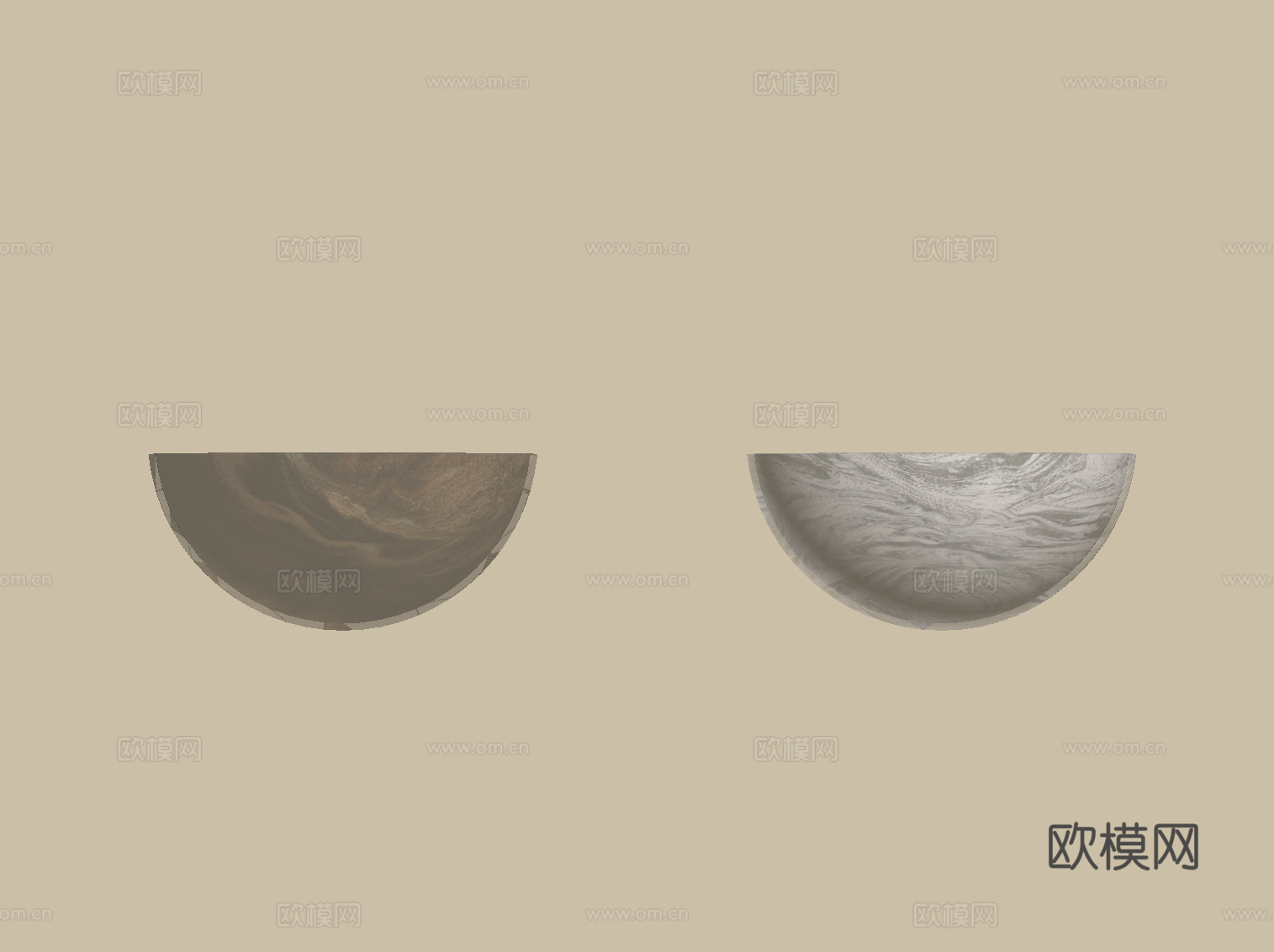 现代意式壁灯 简约壁灯su模型