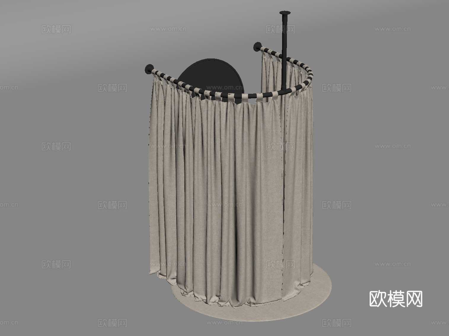 现代更衣室 换装间su模型