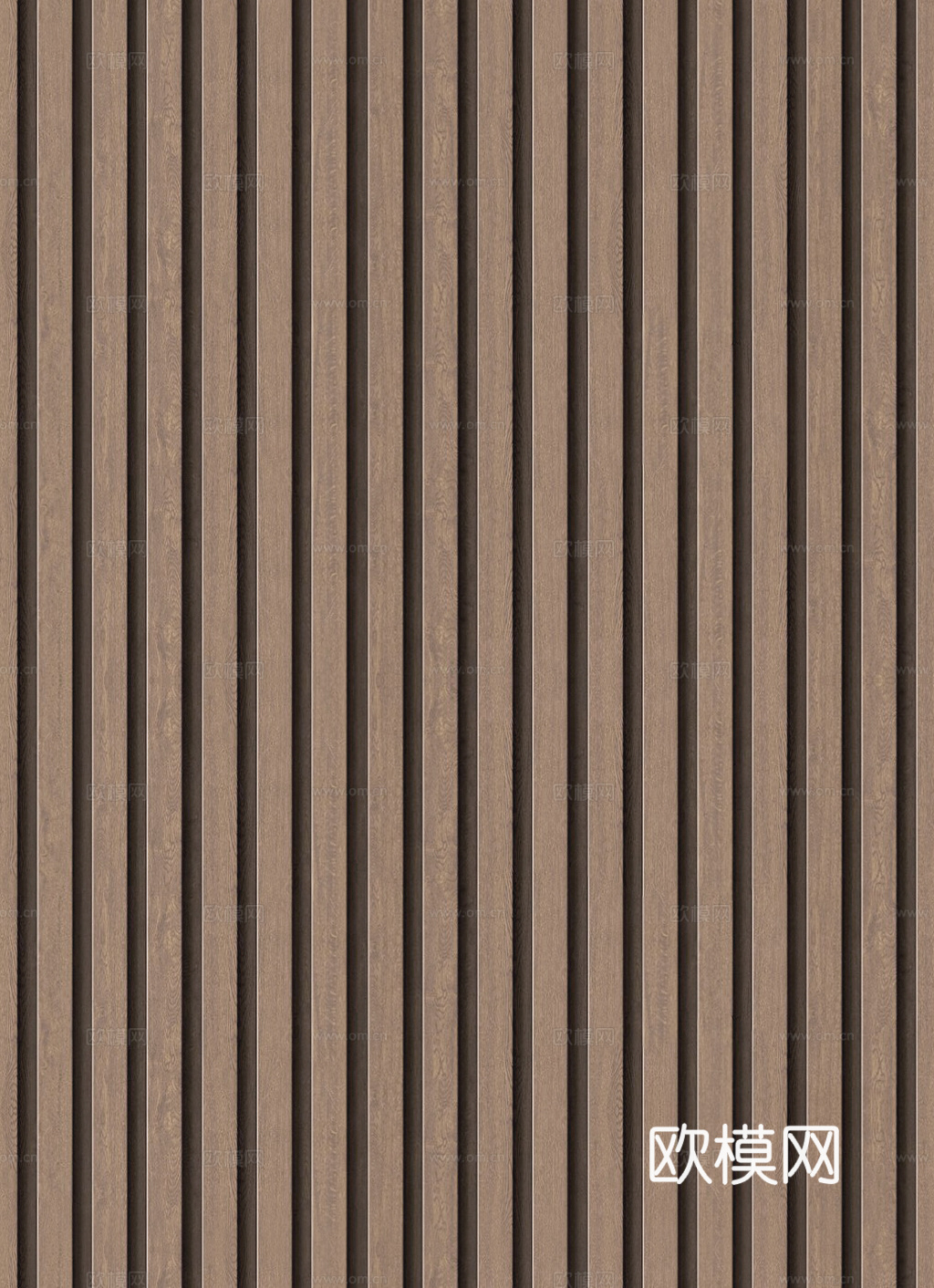 无缝咖色木格栅 板材 长城板 波浪板