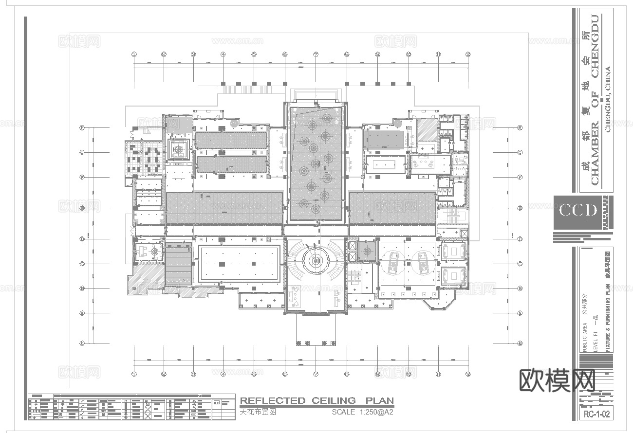 最新完整版高端会所施工图合集cad施工图