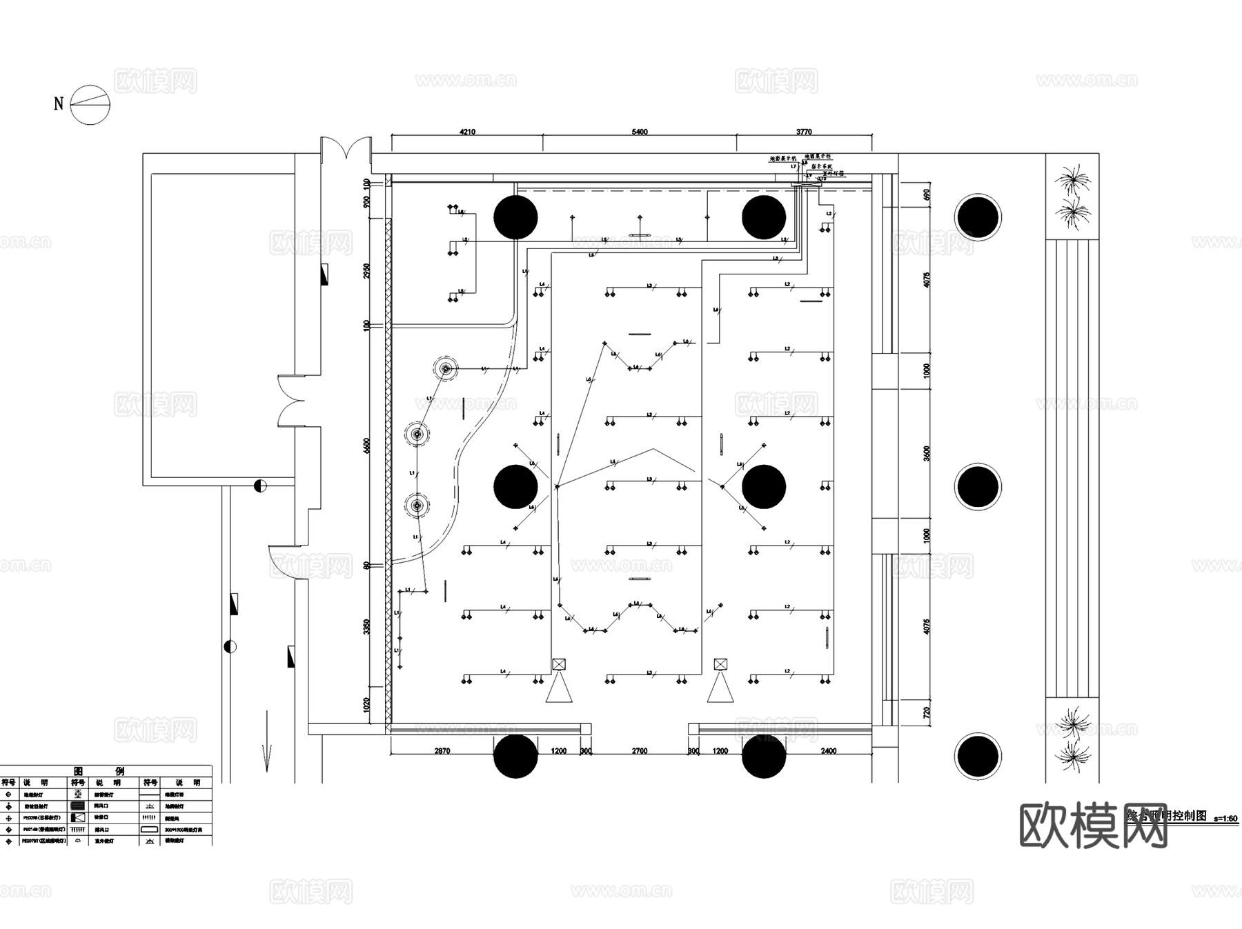 中国联通太原品牌店营业厅室内工装CAD施工图cad施工图