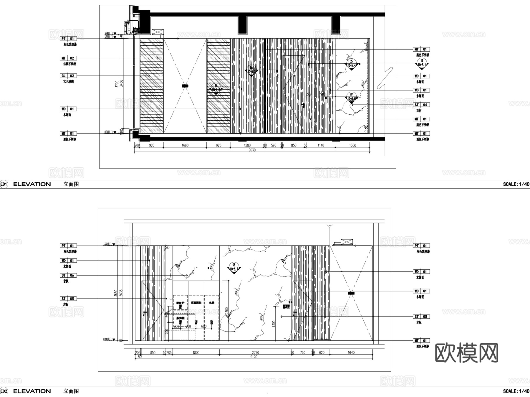 杭政储出10号地块2#楼公寓西边边套室内家装CAD施工图整套cad施工图