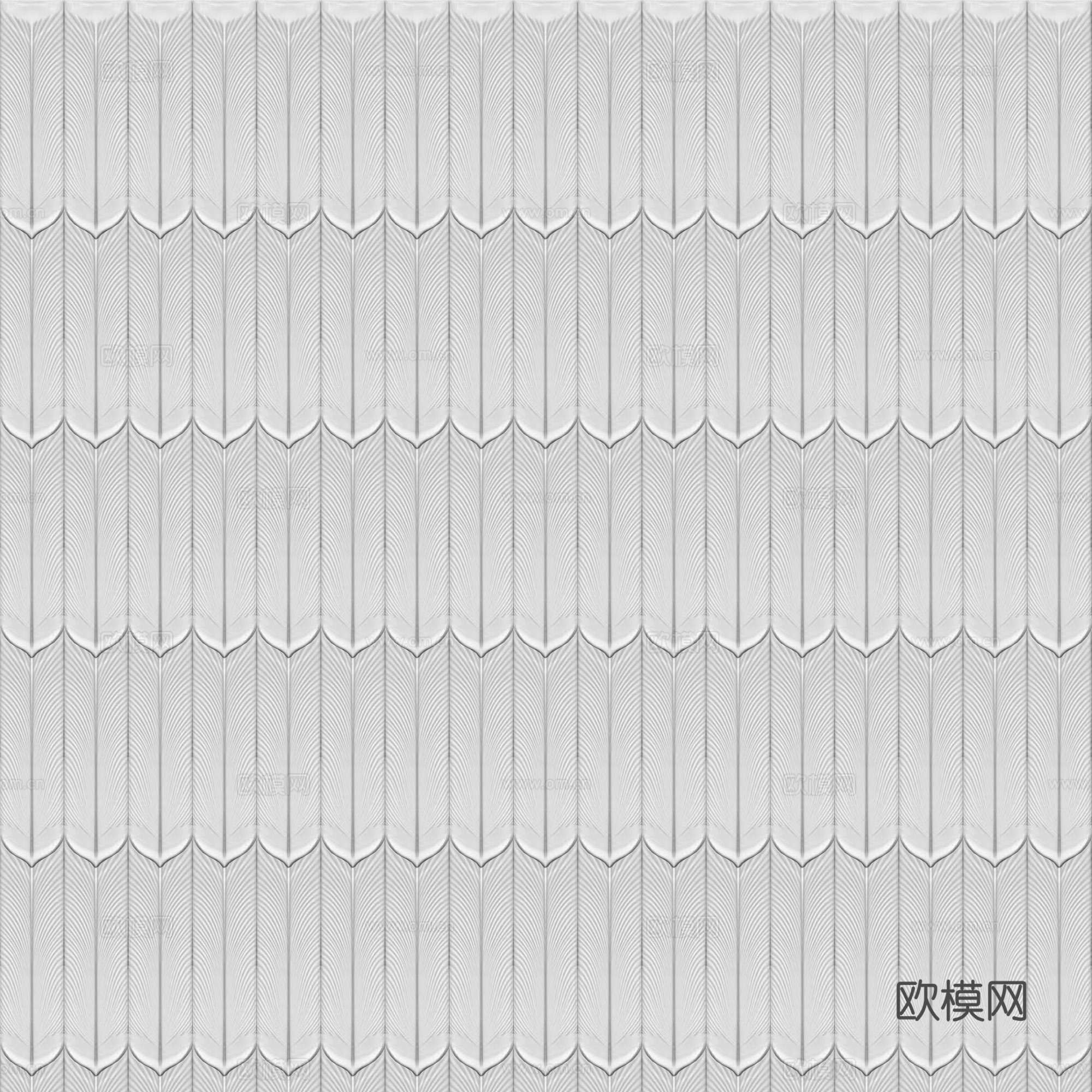 无缝奶油白羽毛砖瓷砖