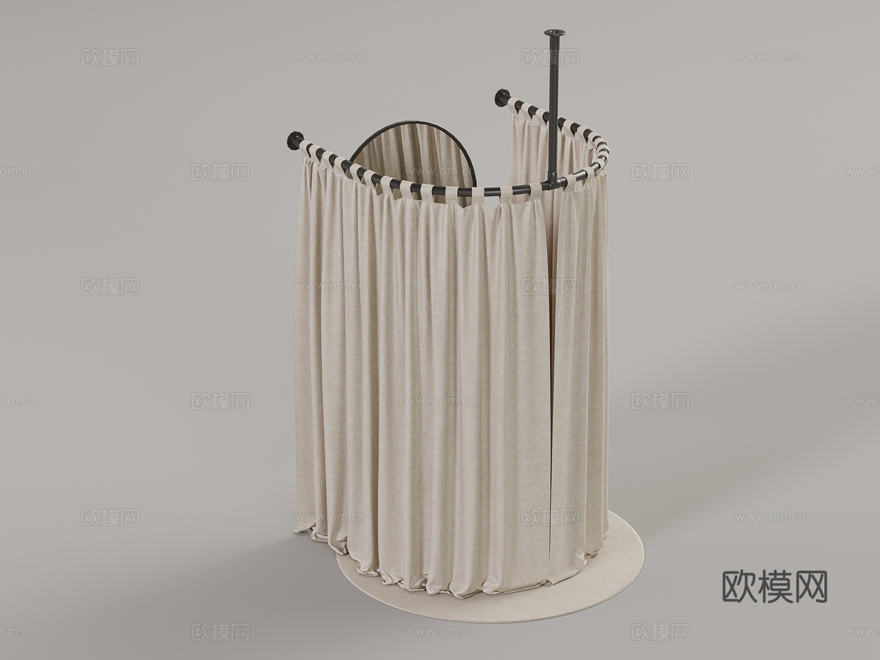 现代更衣室 换装间3d模型