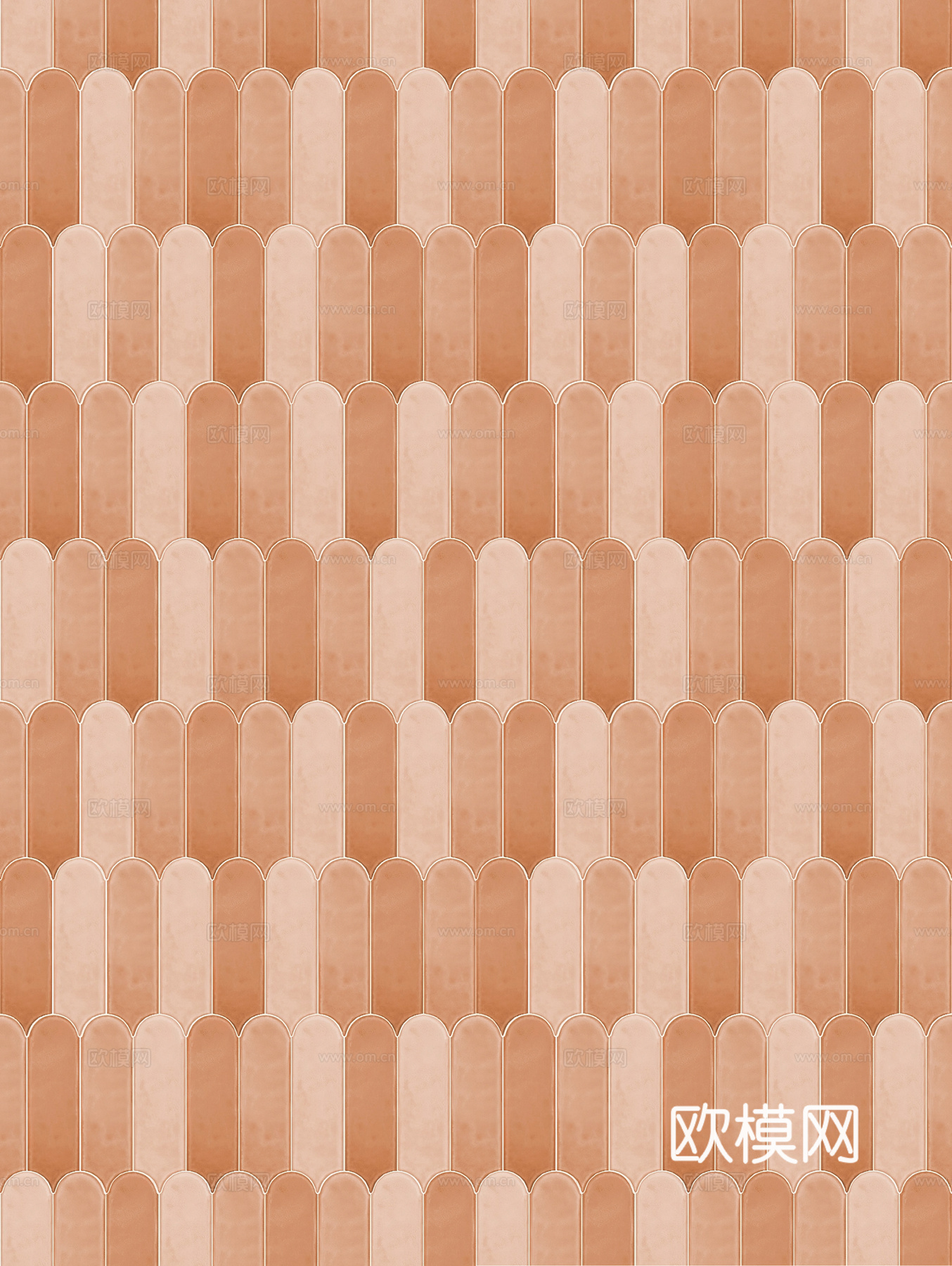 无缝黄色渐变羽毛砖花砖贴图