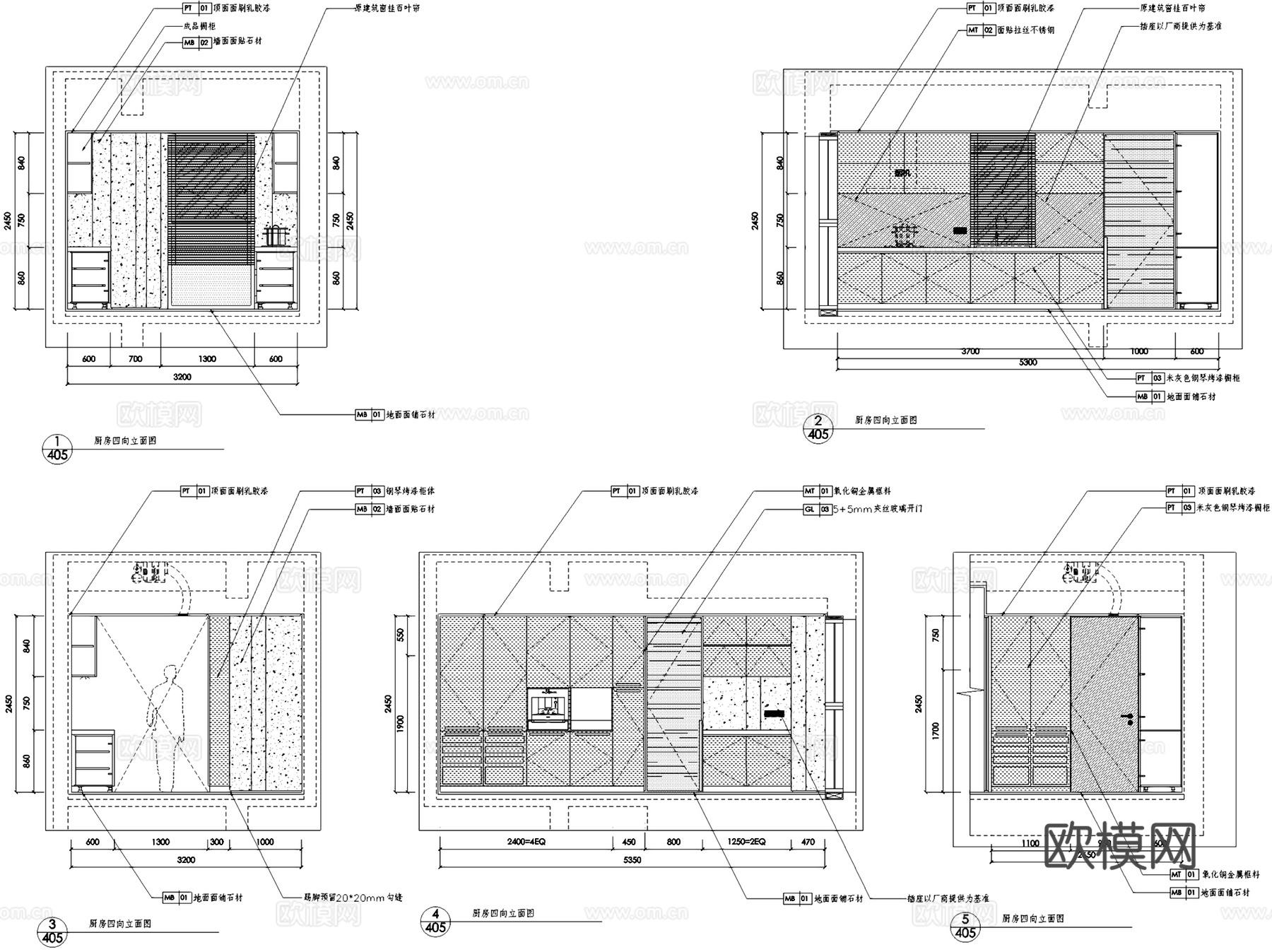 三亚海棠湾四季酒店公寓标准层房型二室内家装CAD施工图整套cad施工图