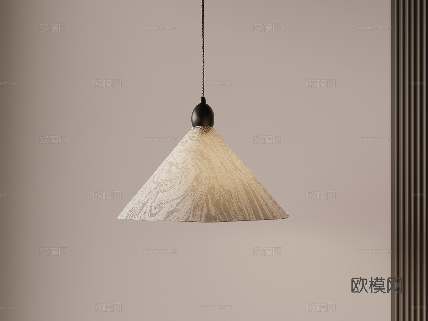 现代意式吊灯 小吊灯su模型