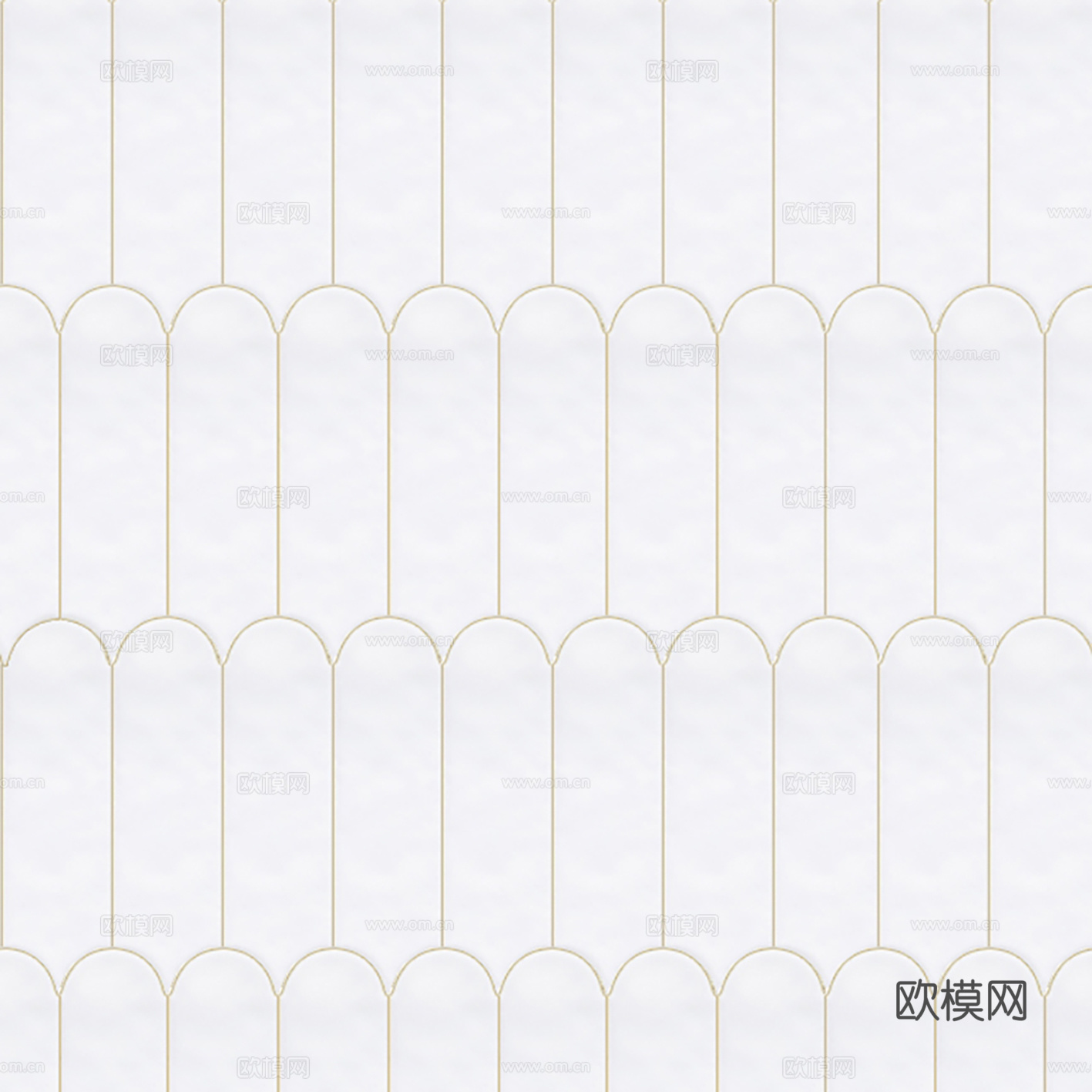 现代无缝白色羽毛砖 鱼鳞砖墙砖贴图