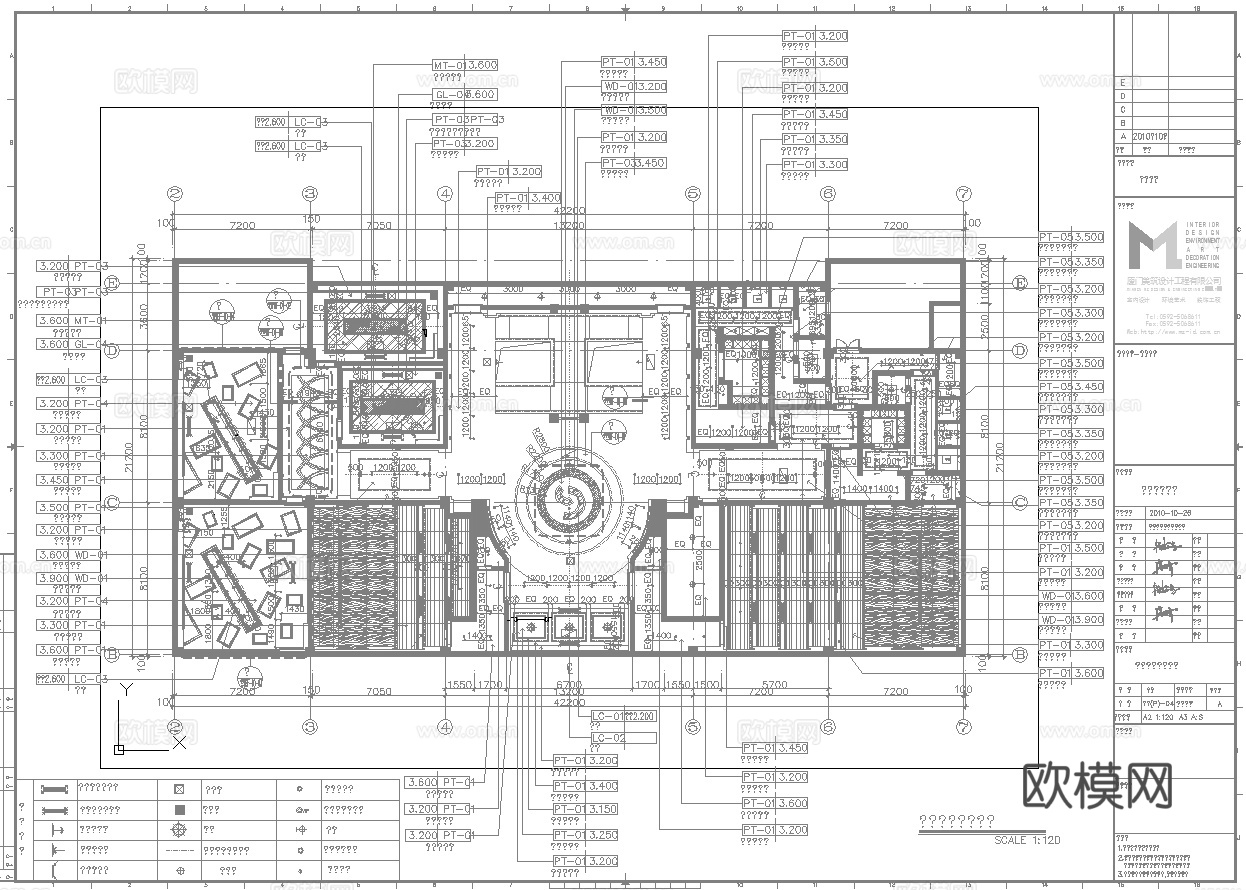 最新完整版KTV会所施工图合集cad施工图