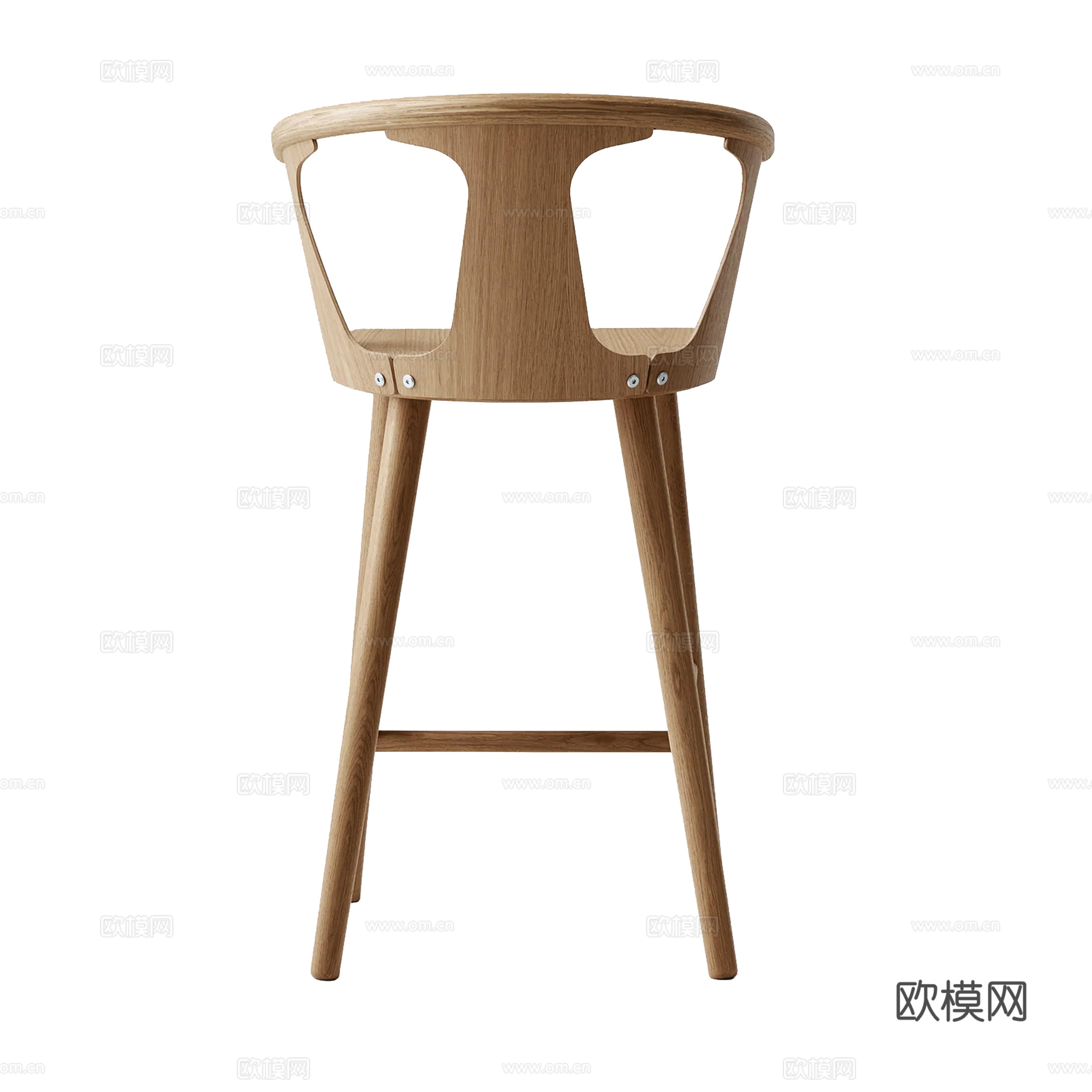 木质吧椅su模型