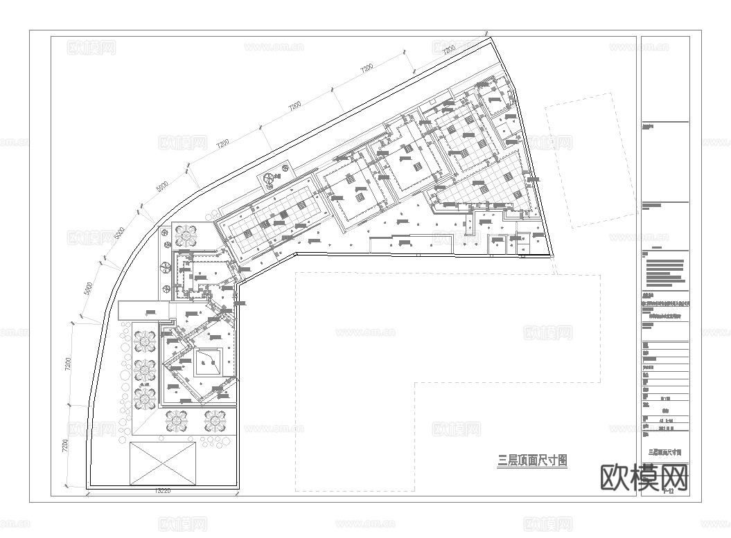 最新完整版办公室施工图合集cad施工图