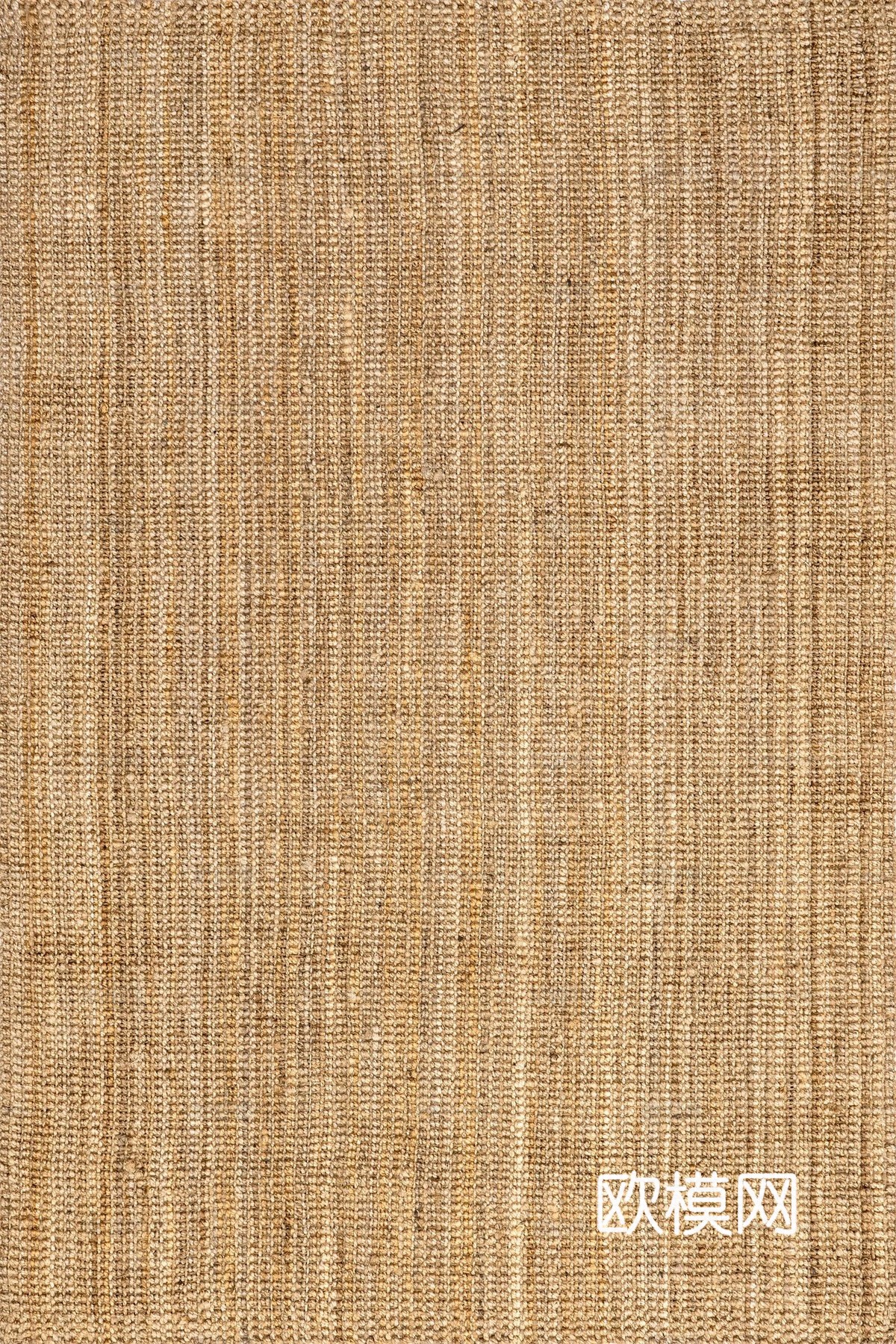 手工编织黄麻罗纹纯色 条纹地毯 麻布地毯 亚麻地毯 毛麻地毯