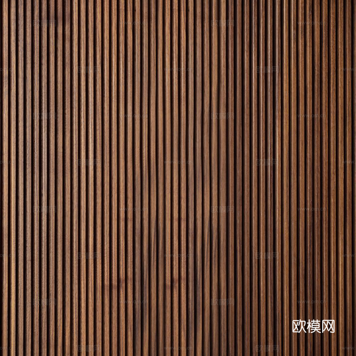 新中式意式无缝胡桃木格栅 护墙板下载