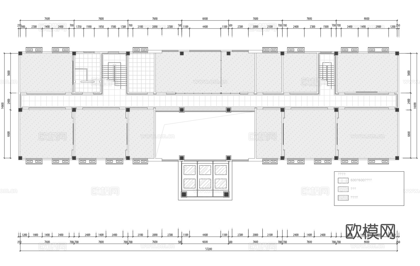 最新完整版办公室施工图合集cad施工图
