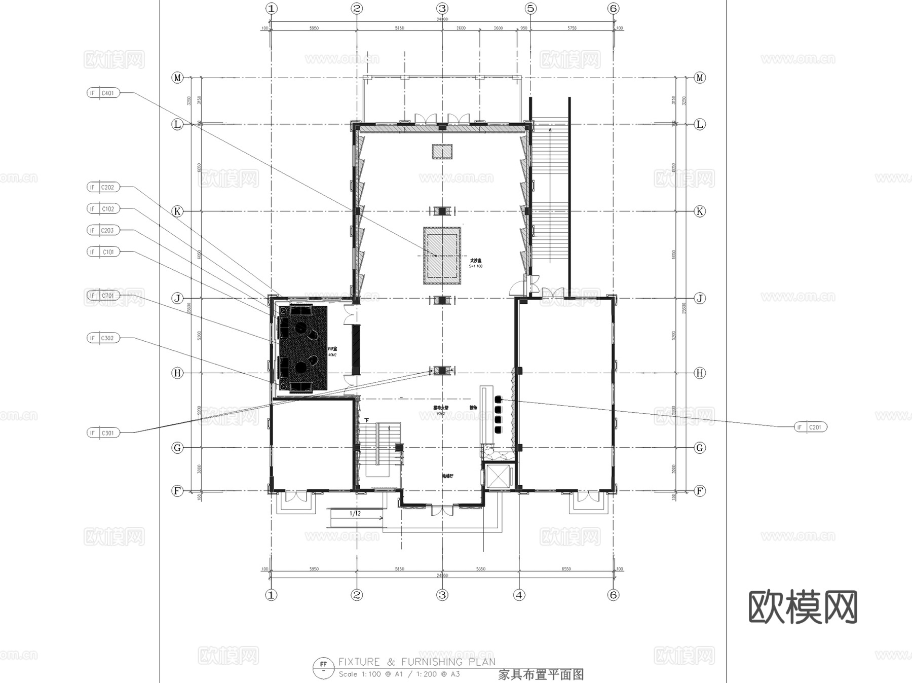 上海宝山罗店新镇F1-3住宅会所室内工装CAD施工图整套cad施工图