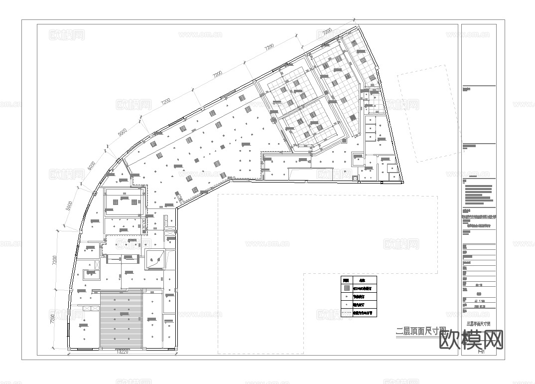 最新完整版办公室施工图合集cad施工图