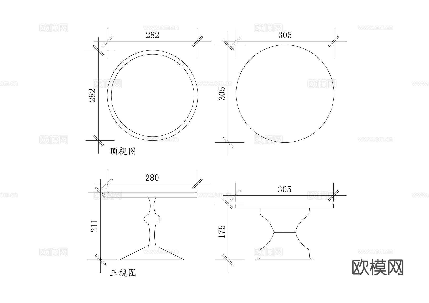 蛋糕架 蛋糕展示架 多层蛋糕架 甜品展示架 蛋糕托架 旋转蛋cad施工图