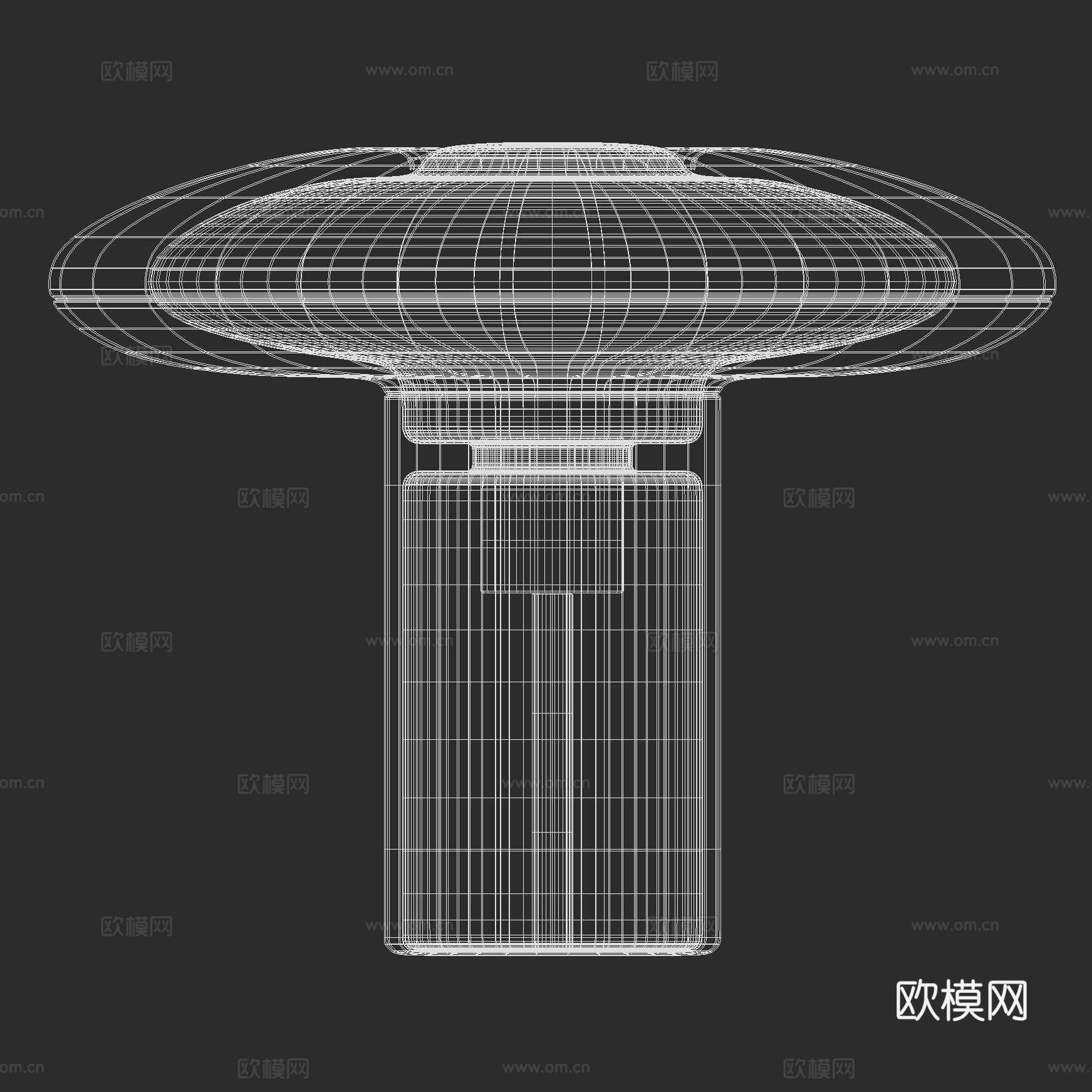 现代台灯3d模型下载（渲染图3）