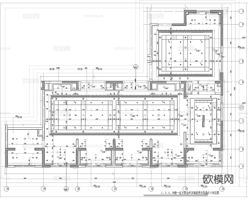 最新全套 棋牌室会所 施工图合集cad施工图