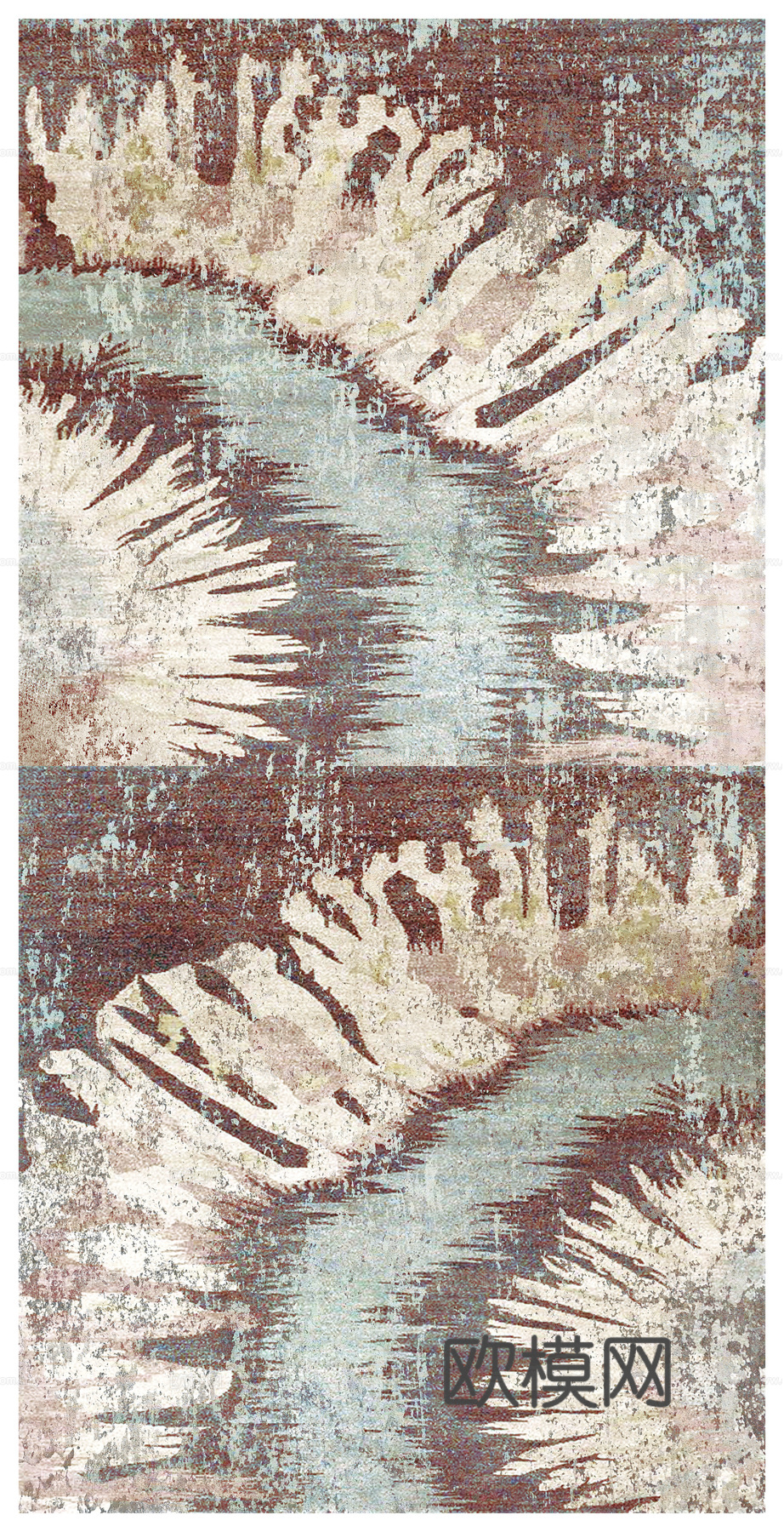 现代画壁画背景板