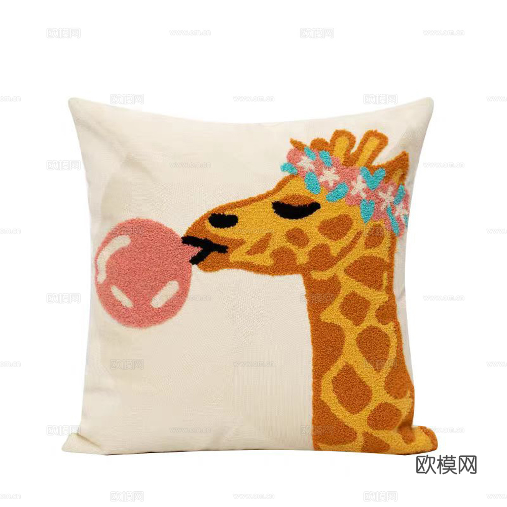 现代抱枕 枕头 印花抱枕