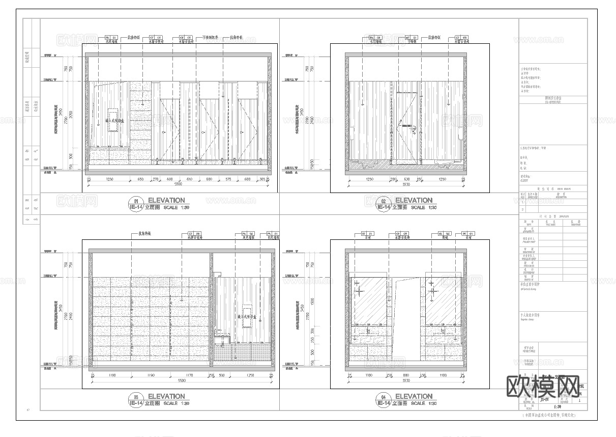 最新全套 780平台球俱乐部 施工图 效果图合集cad施工图