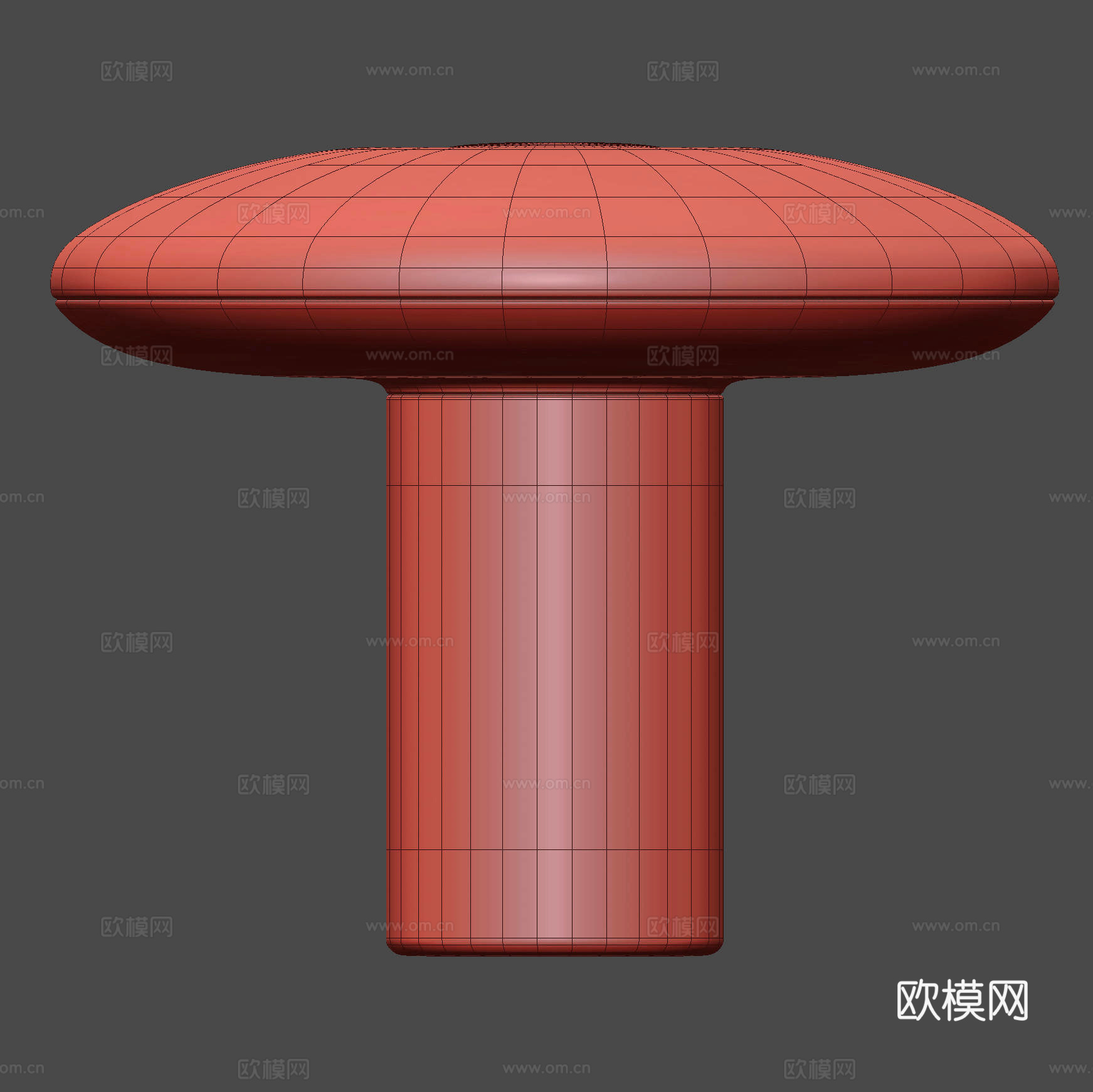 现代台灯3d模型下载（渲染图2）
