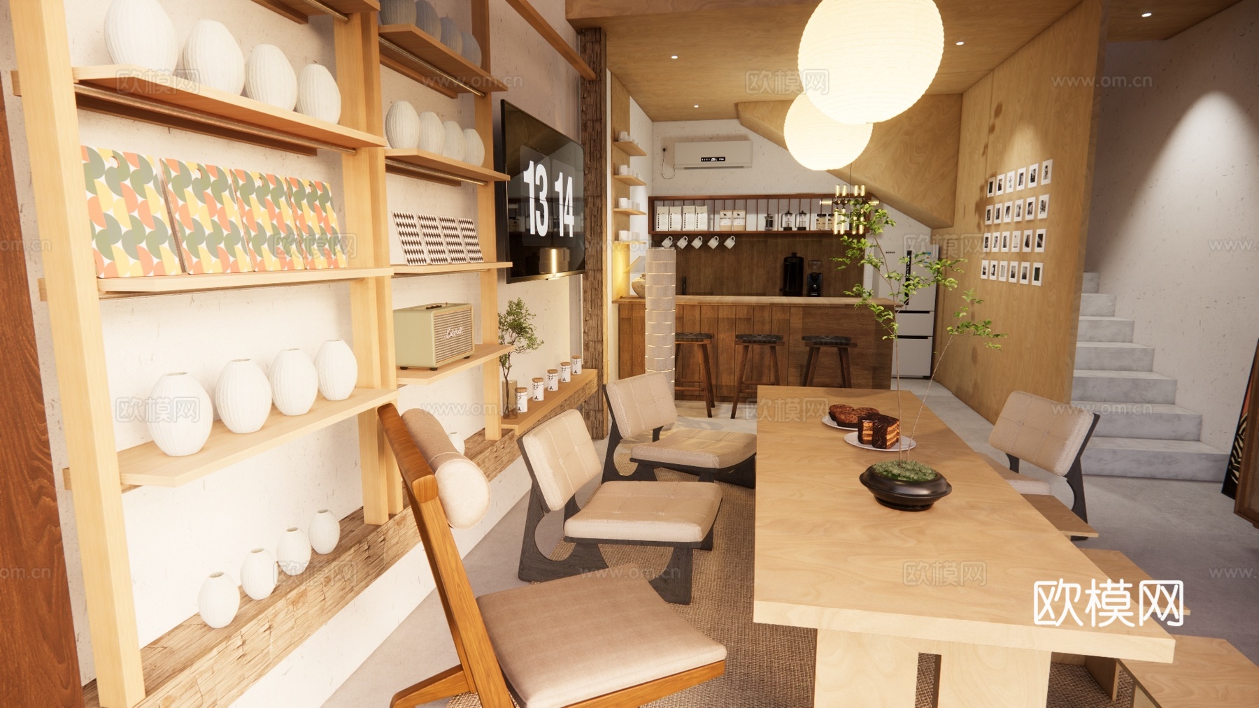 茶桌椅 茶具 茶桌 茶台 茶桌组合su模型