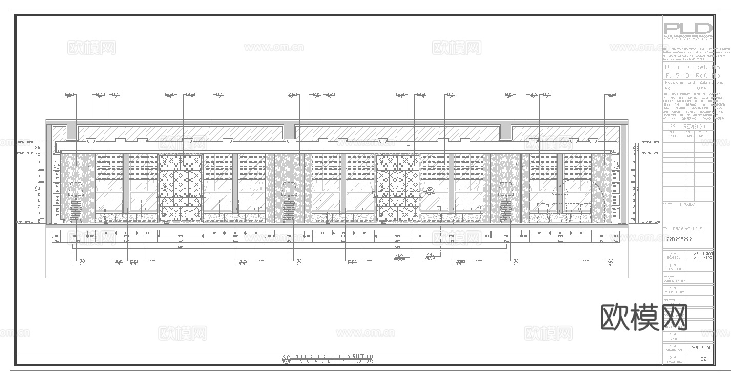 最新全套 棋牌室 施工图合集cad施工图