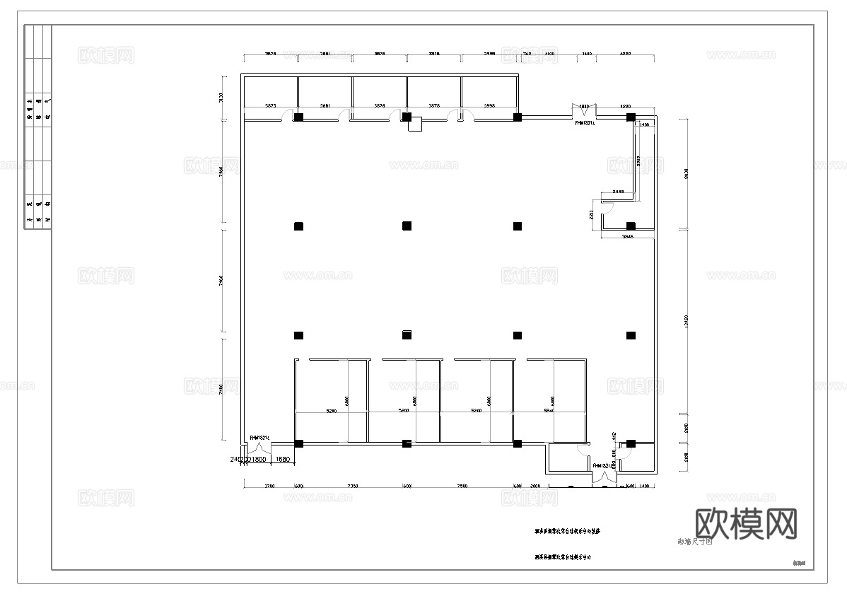 最新全套 600平 台球俱乐部 施工图合集cad施工图