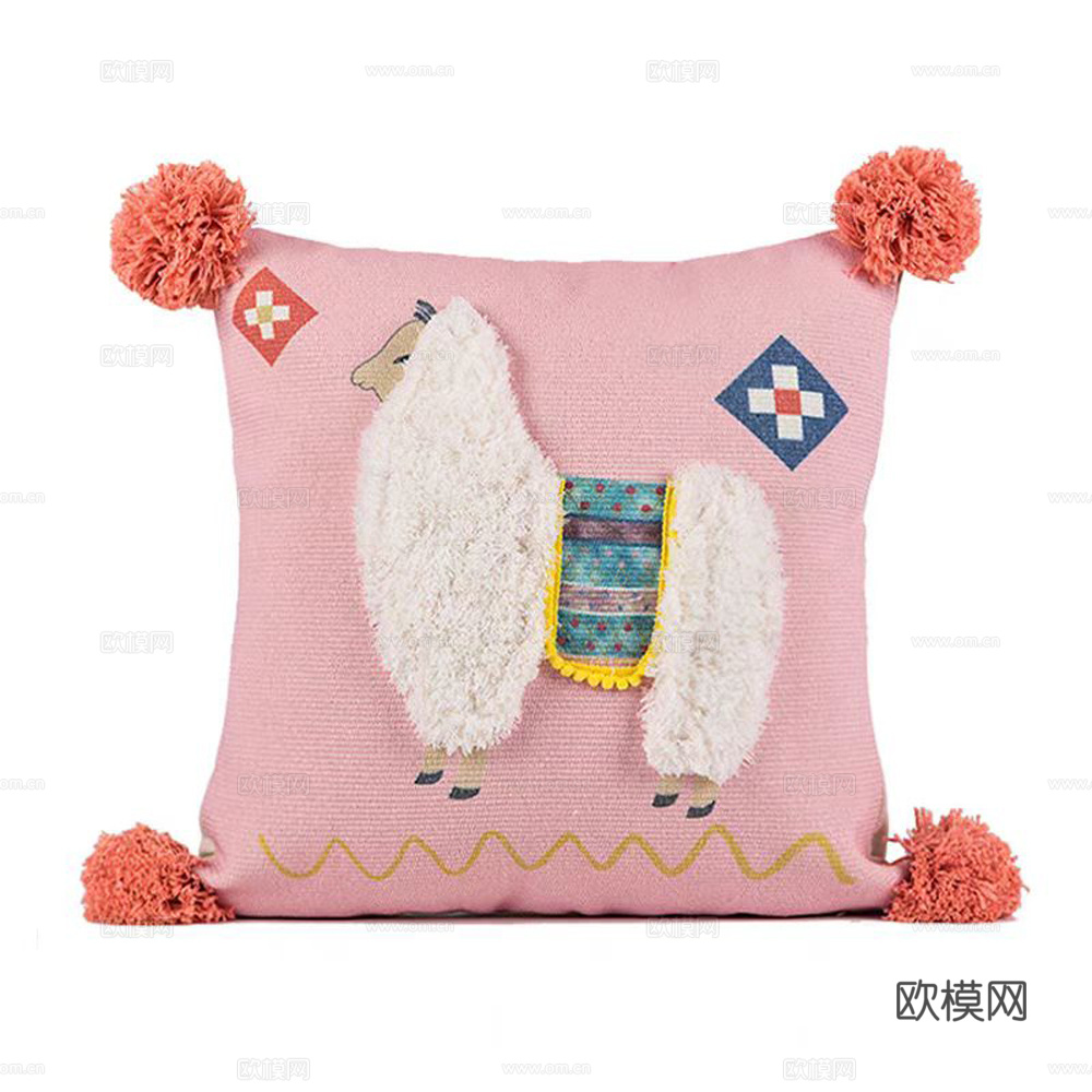 现代抱枕 枕头 印花抱枕  毛绒抱枕