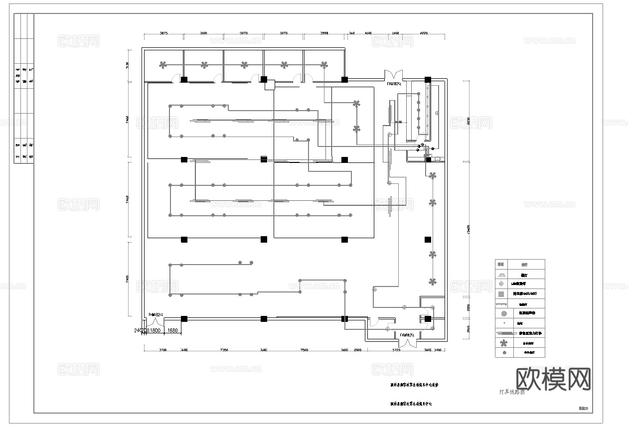 最新全套 600平 台球俱乐部 施工图合集cad施工图