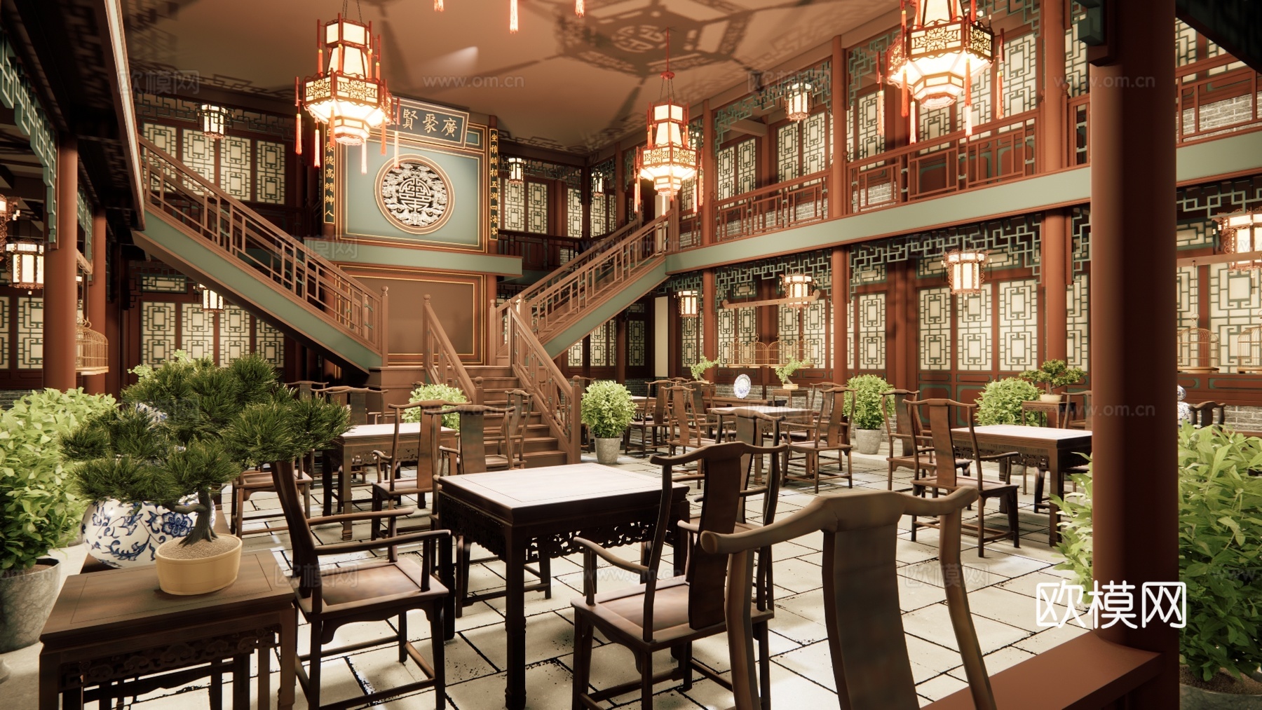 茶桌椅 茶具 茶桌 茶台 茶桌组合su模型