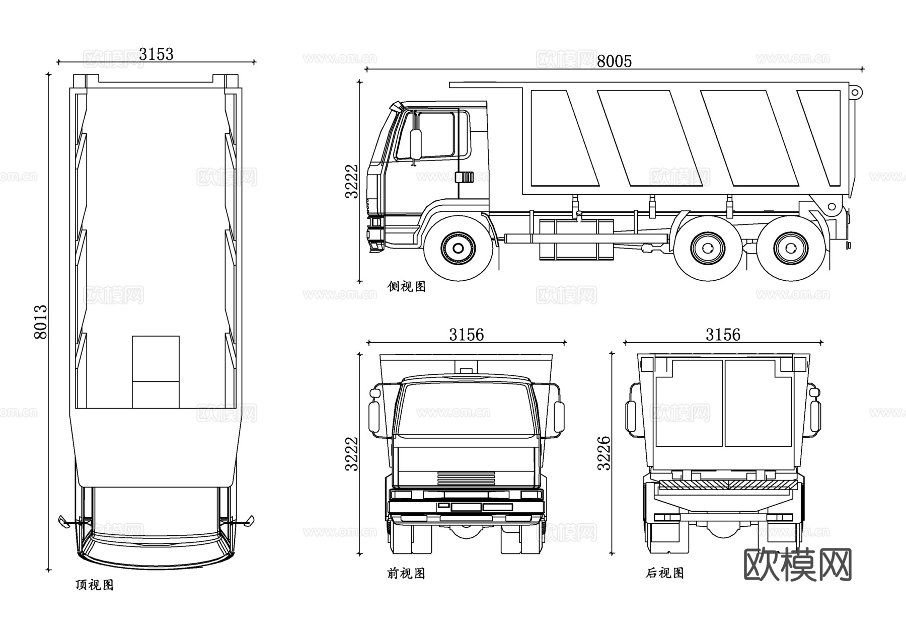 防撞缓冲车 缓冲防撞车 道路安全缓冲车 高速防撞车cad施工图