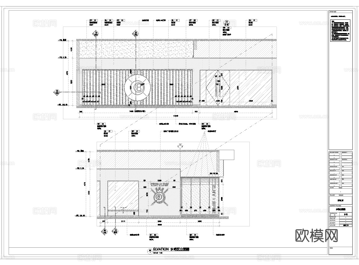 最新全套 棋牌室 施工图合集cad施工图