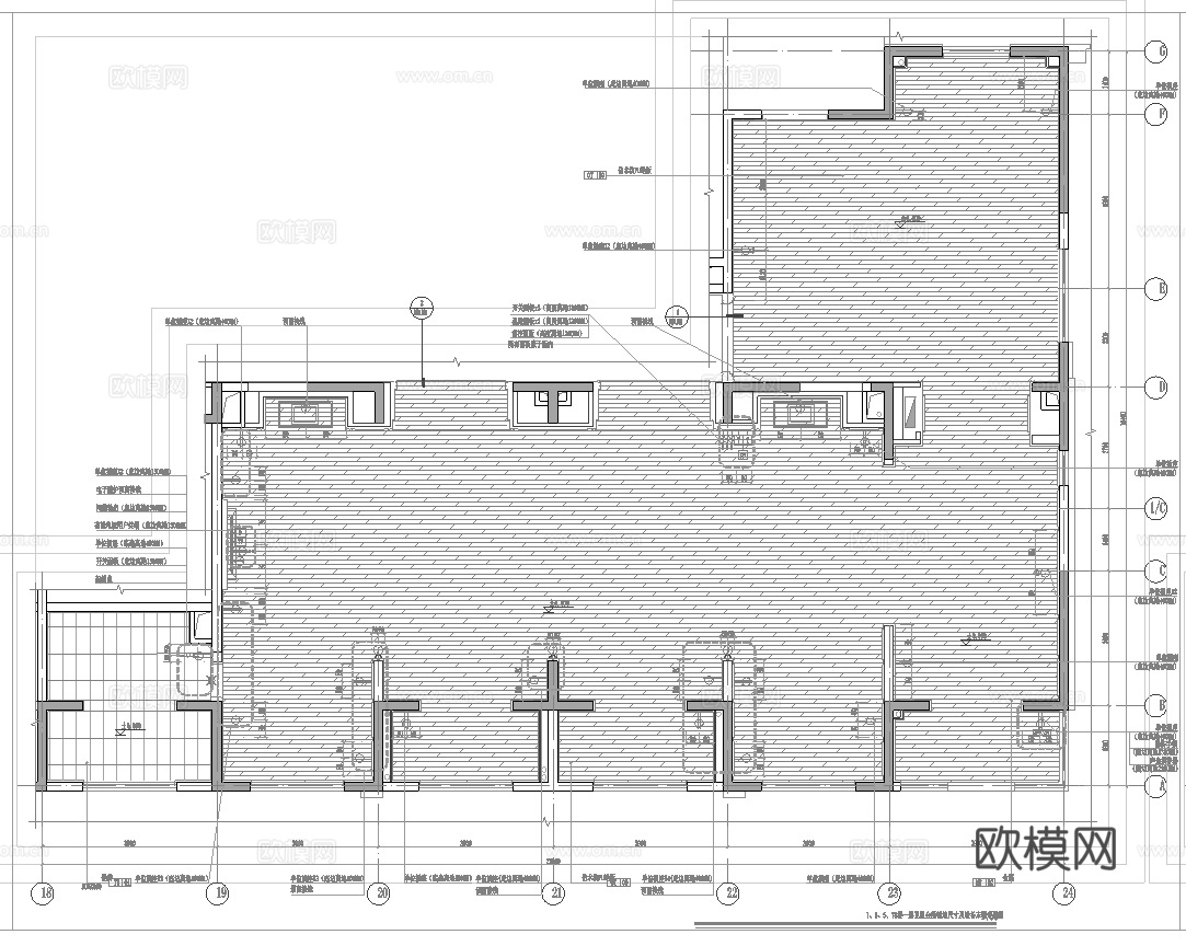最新全套 棋牌室会所 施工图合集cad施工图